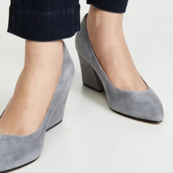 Botkier Stella Suede Gray Heels #449 Size 6 - Picture 12 of 12